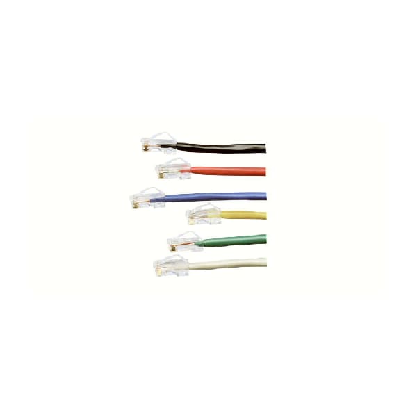 Panduit CBL ASSY MOD 24-4PR STRANDED, CAT5E IP1 T568A/B 1FT, POWERSUM+ GREEN UTPCH1GRY